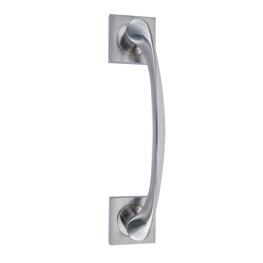 Square rosette handle in Aluminum