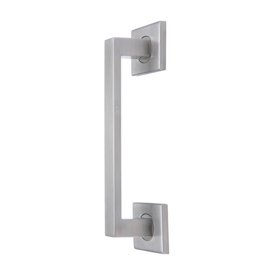 Square rosette handle in Stainless Steel