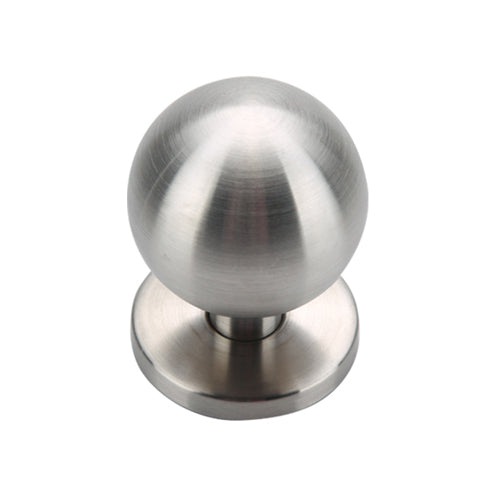 Spherical aluminum knob ø25