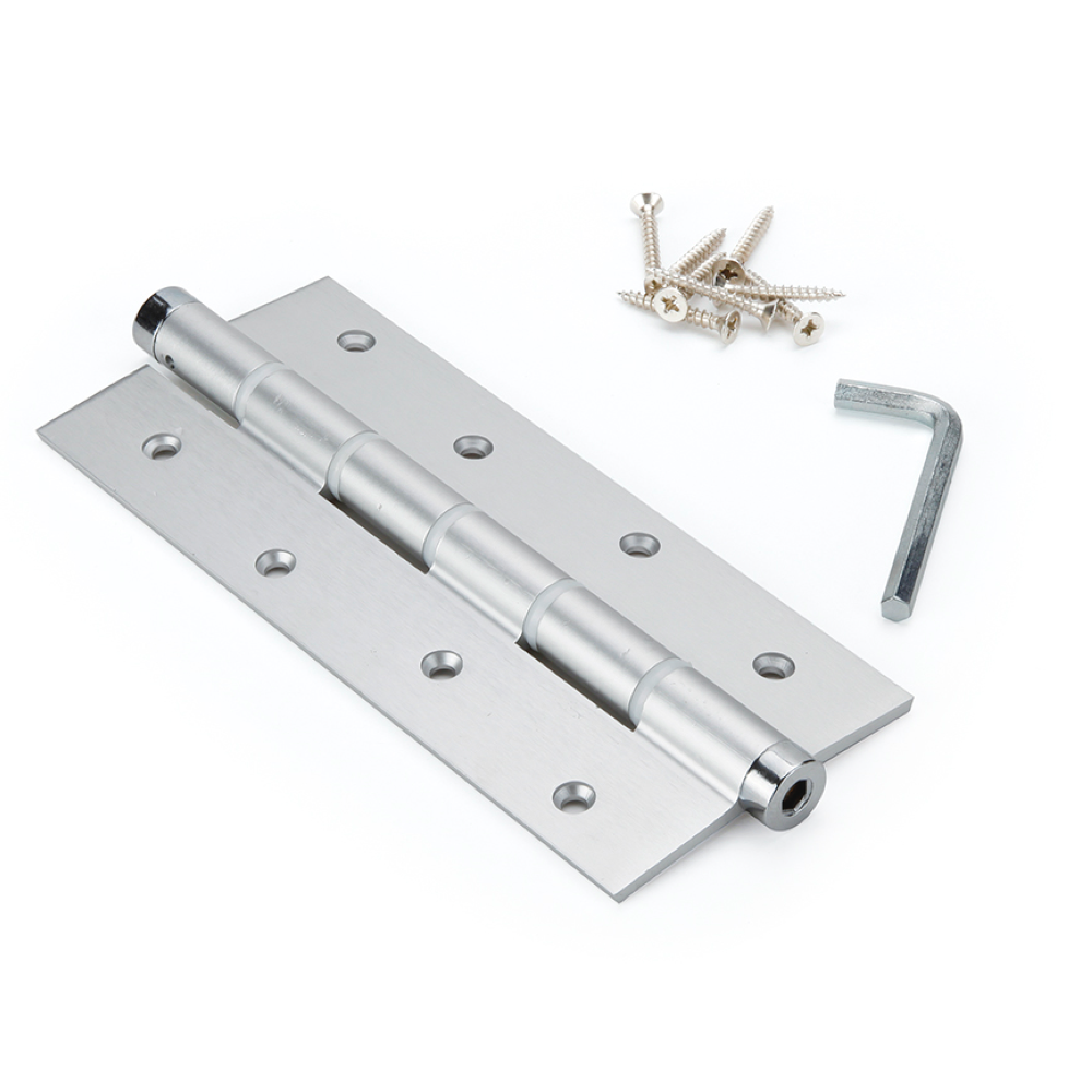 Single action spring hinge