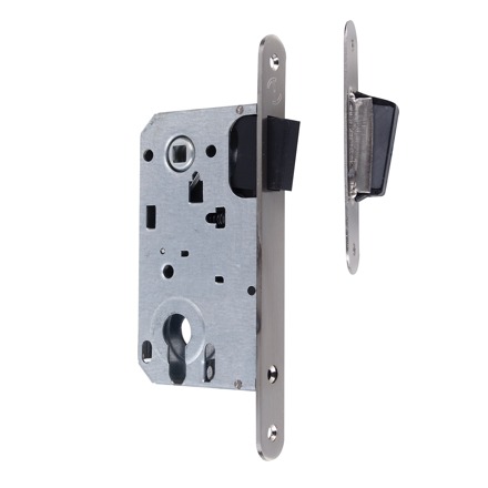 Magnetic lock with keyhole