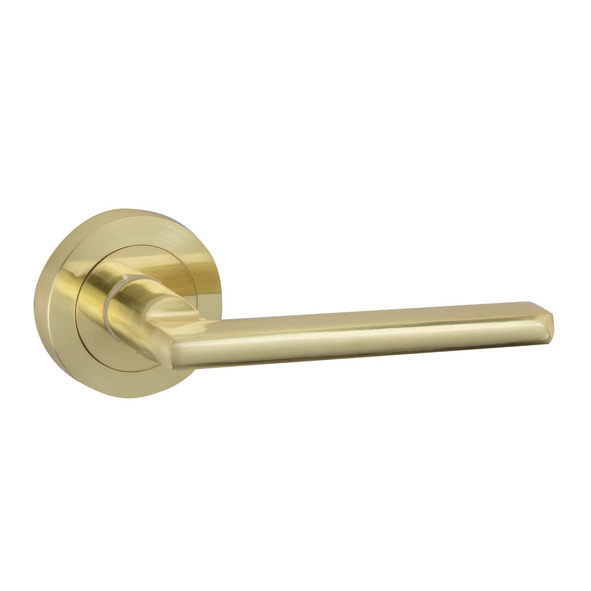 Round aluminum rosette handle