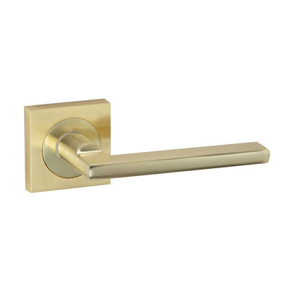 Square aluminum rosette handle