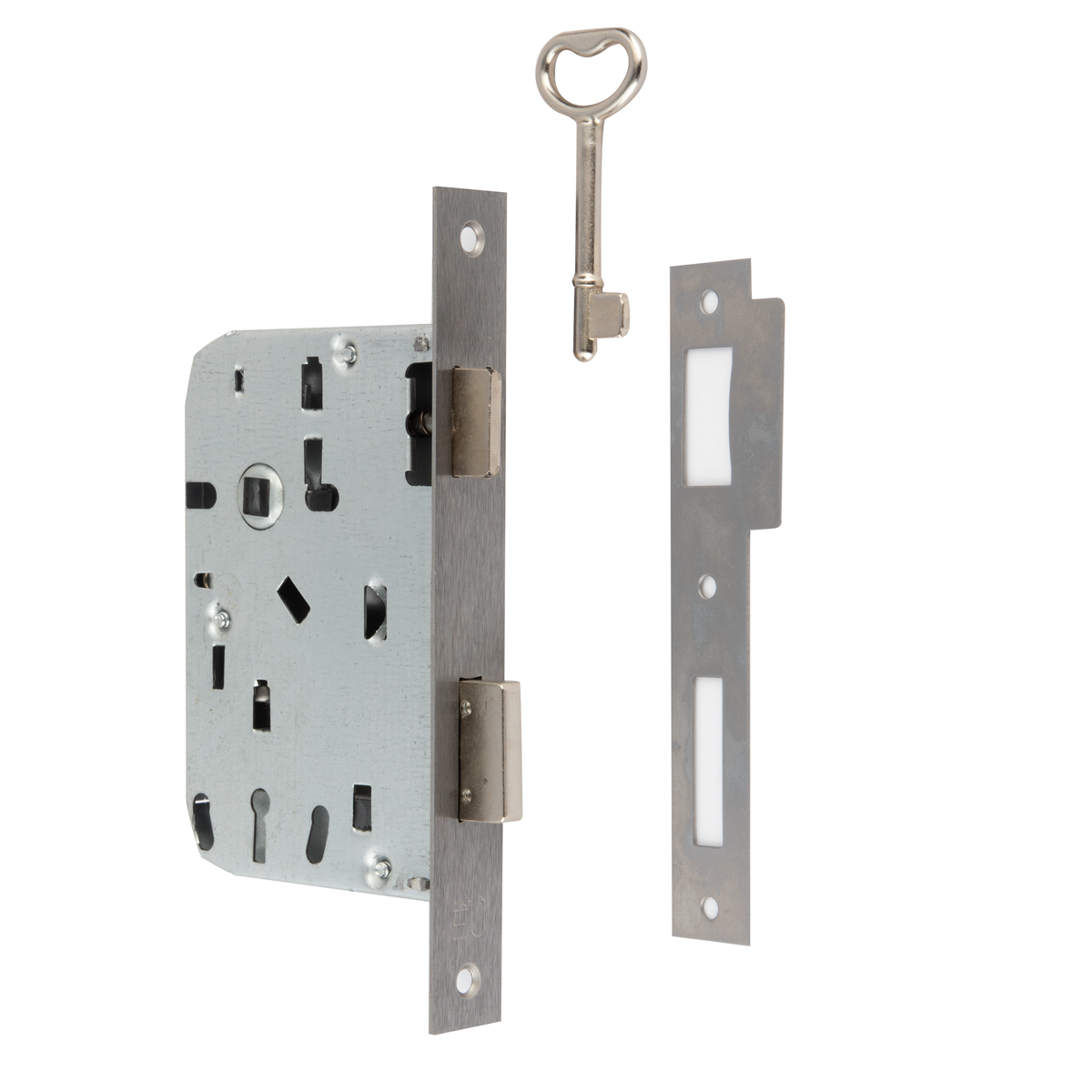 Square edge key lock