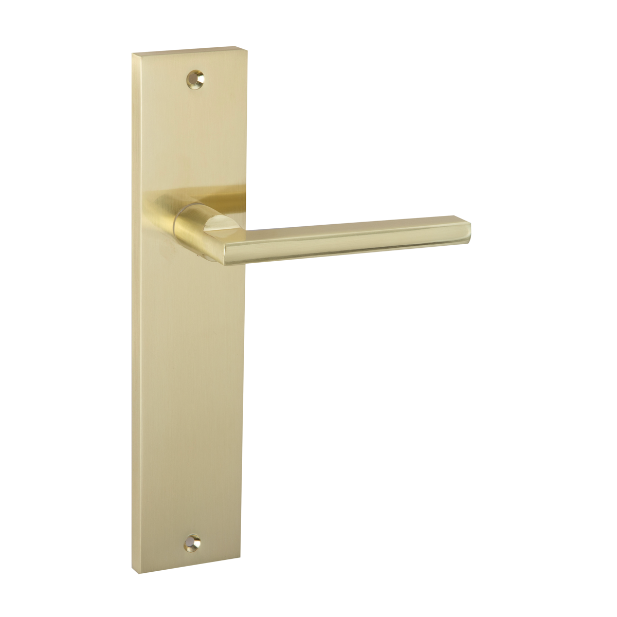 Rectangular aluminum plate handle