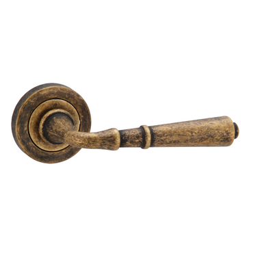 Round rosette handle in Zamak