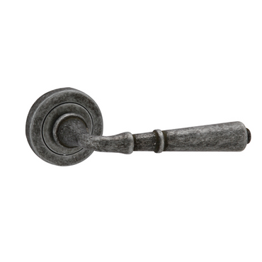 Round rosette handle in Zamak