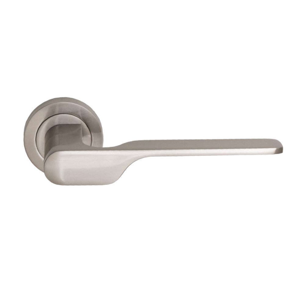 Round rosette handle in Zamak