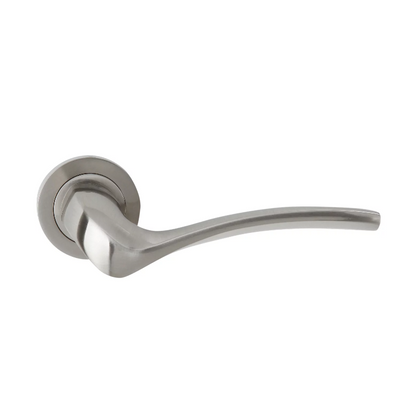 Round rosette handle in Zamak