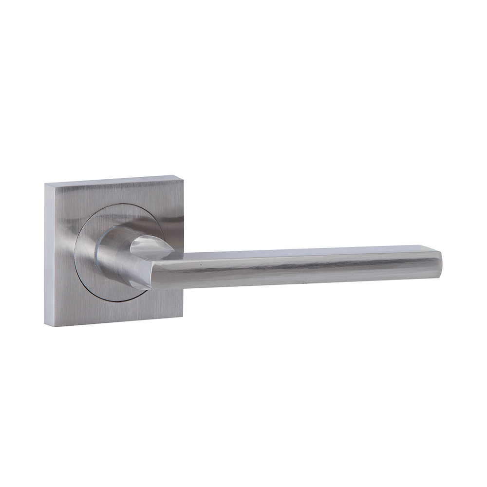 Square aluminum rosette handle