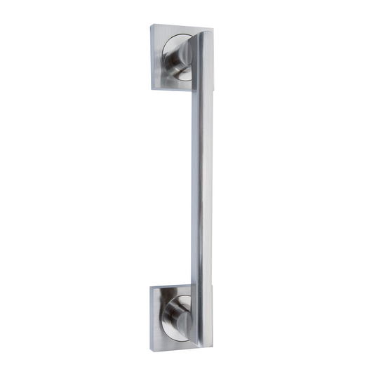 Square rosette handle in Aluminum