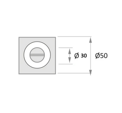 Cilindro muletilla llave ø50