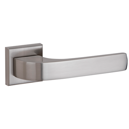 Square rosette handle in Zamak