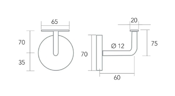 Handrail support