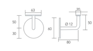 Handrail support