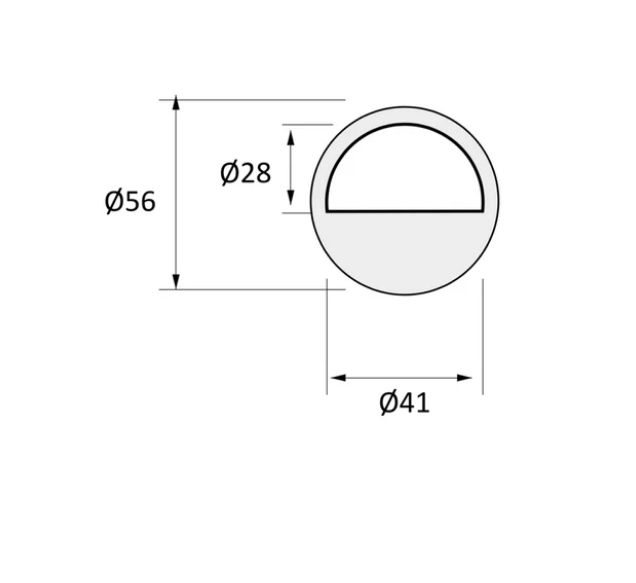 Round nail handle