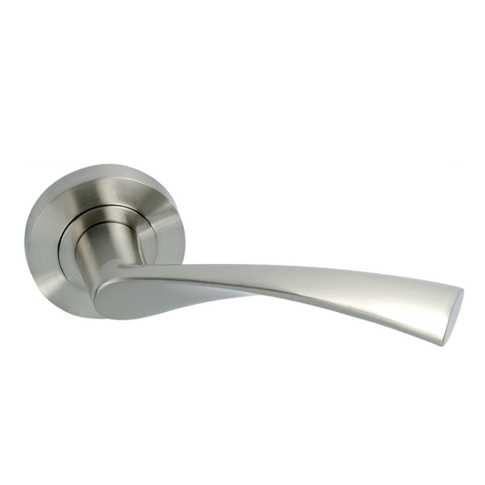 Round aluminum rosette handle